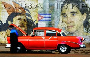 Hacer media a Cuba