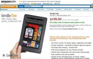 Amazon presenta il Tablet Kindle Fire