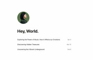 Hey WordPress Theme Homepage Design