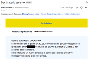 primo messaggio