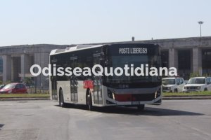 Autobus del trasporto pubblico locale di Fiumicino durante le festività natalizie 2025-2026