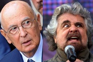 Da Grillo "l'onore delle armi" a Napolitano per la risposta ai tedeschi: "Chapeau"