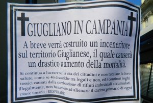 I cittadini di Giugliano in Campania dicono no all'inceneritore