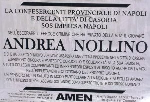 Casoria ricorda Andrea Nollino, nel silenzio (criminale) responsabile di troppi
