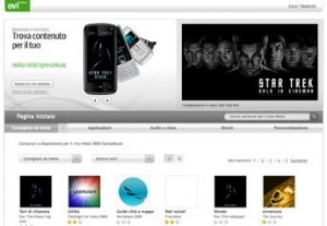 E' online OVI Store, il negozio di Applicazioni mobili Nokia