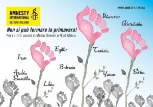 Amnesty: domani una piazza di Roma dedicata alla primavera araba