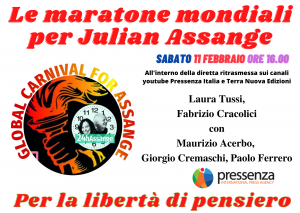 Le maratone mondiali per liberare Julian Assange