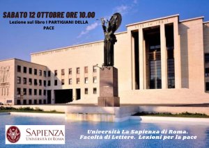 Università "La Sapienza" di Roma. Lezioni con il libro I Partigiani della pace