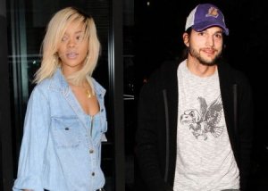 Rihanna e Ashton: un nuovo flirt? E Moore sempre più delusa