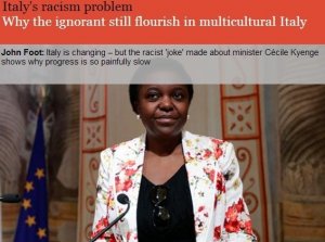 Calderoli-Kyenge. Il commento del Guardian