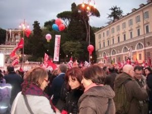 Tene 'a panza, tene 'a panza dalla manifestazione CGIL a Roma