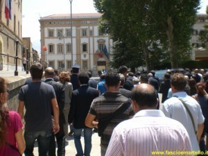 I funerali di Mario Bignone