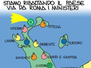 La Lega non sa quanto costa il decentramento dei ministeri