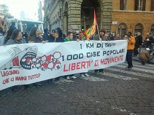 Manifestazione a Roma per il diritto alla casa: divieto violato!
