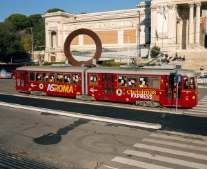 Tram: AS Roma noleggia una vettura per le feste Natalizie Tram: AS Roma noleggia una vettura per le feste Natalizie
