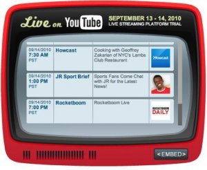 YouTube spinge l'acceleratore sul Live Streaming
