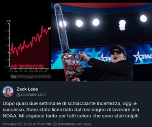 USA: la motosega di Musk colpisce migliaia di dipendenti federali