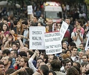 Anche in Italia i giovani "indignados"