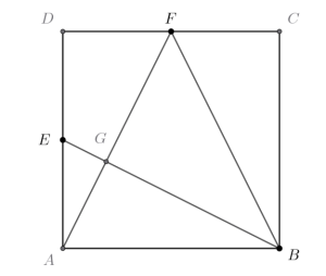 Un triangolo 3-4-5 che spunta