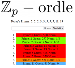 una partita di zpordle