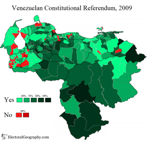 2009 venezuela referendum municipalities small 300x287 Chavez ottiene il quarto mandato