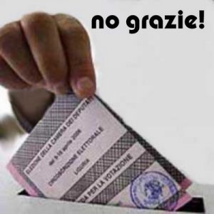 Perché disertare le urne