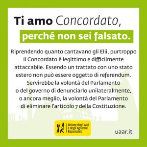 “Ti amo concordato”. Al via la nuova campagna dell'Uaar