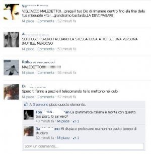 Brindisi: sulla pagina Facebook del sospettato volano le minacce...