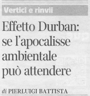 Il Corriere e il cambiamento climatico