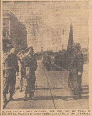 Il primo anniversario della "Liberazione" a Trieste