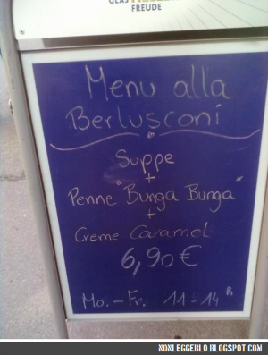 A Vienna nel ristorante il menù alla Berlusconi: "Penne Bunga Bunga" - Foto