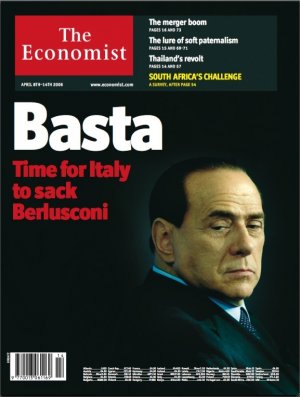 The Economist: "E' finita". Tutte le copertine dedicate a Berlusconi