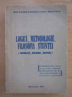 Logica metodologie filosofia libro di Anton Dumitriu 1971 Bucarest