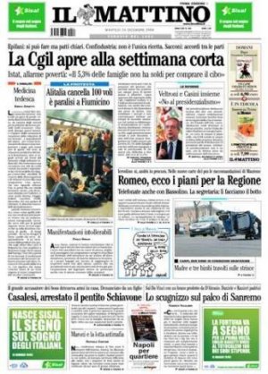 J'accuse al Mattino di Napoli