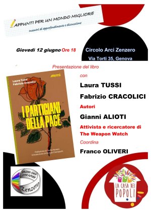 Libro. I partigiani della pace con Arci a Genova