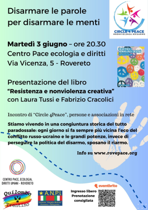 Resistenza e Nonviolenza creativa. Disarmare le parole per disarmare le menti