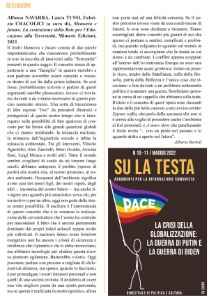 SU LA TESTA - Eppure soffia. Recensione al libro Memoria e futuro di Alberto Bertoli