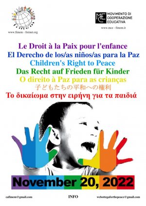 Diritto alla pace per l'infanzia: la proposta