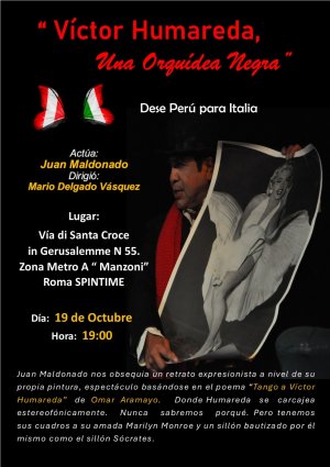 "Victor Humareda: Una Orquídea Negra" – Tributo Teatrale a Roma per il Maestro dell'Espressionismo Peruviano