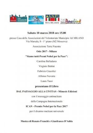 Oslo 2017 - Milano "Siamo tutti Premi Nobel per la Pace" con ICAN