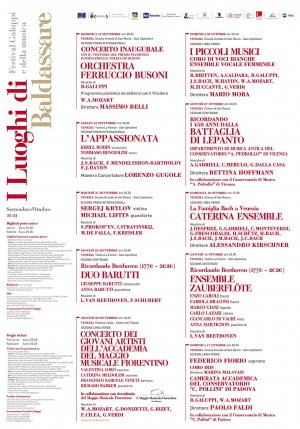 I Luoghi di Baldassarre: Festival Galuppi e della musica