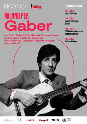 Milano per Gaber: a giugno torna al Piccolo Teatro
