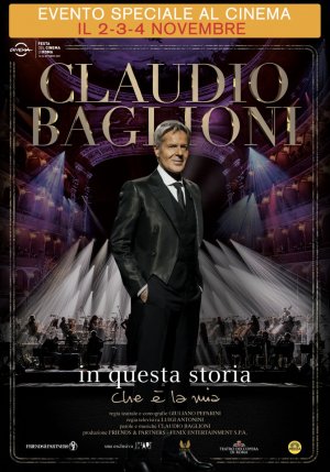 “IN QUESTA STORIA CHE È LA MIA”, la straordinaria opera-concerto di CLAUDIO BAGLIONI nelle sale, il 2, 3, 4 novembre