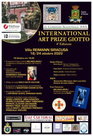 Pemio Giotto 2022. Quarta edizione a Villa Reimann Siracusa