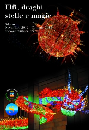 Salerno, si accendono le Luci d'Artista 2012-2013, accordo tra Comune e Trenitalia