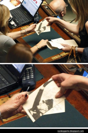 "Onorevole Mussolini, può autografarmi la foto del Duce?"