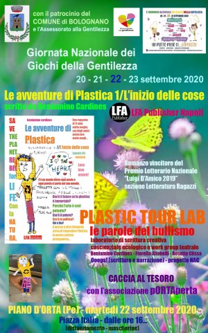 Giornata Nazionale dei Giochi della Gentilezza: Plastic Tour Lab e le parole del bullismo