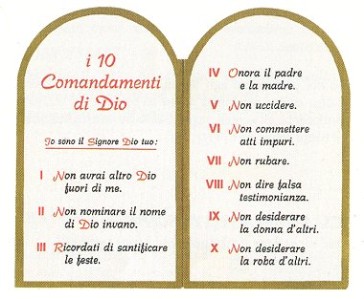 I 10 Comandamenti Sono Diventati 9 Agoravox Italia