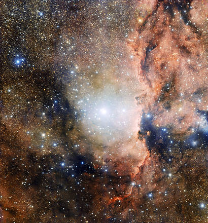 La spettacolare immagine del 'tesoro cosmico' scoperto dal telescopio Vlt (fonte: ESO)