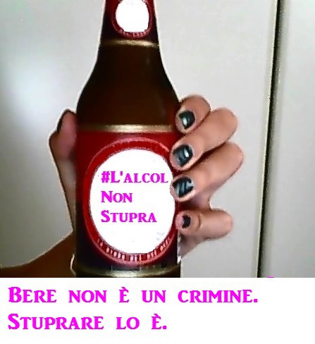 l'alcol non stupra